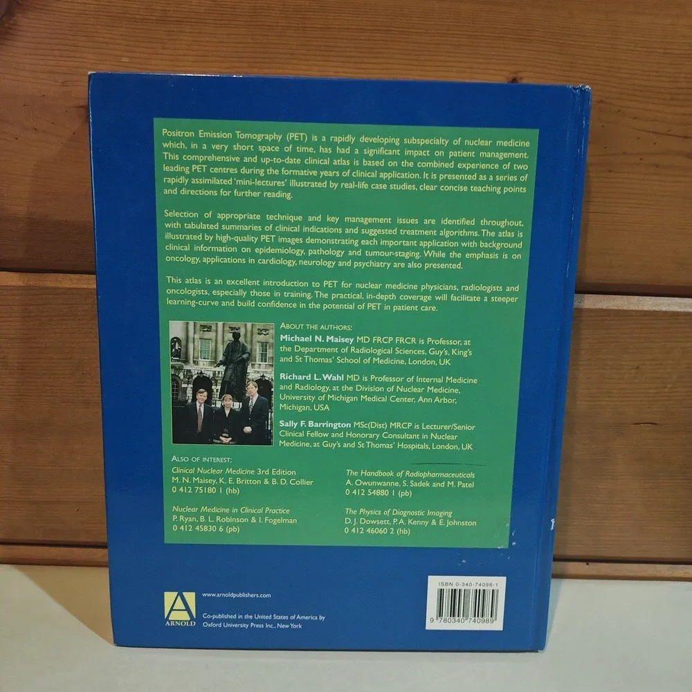 Atlas of Clinical Positron Emission Tomography 9780340740989